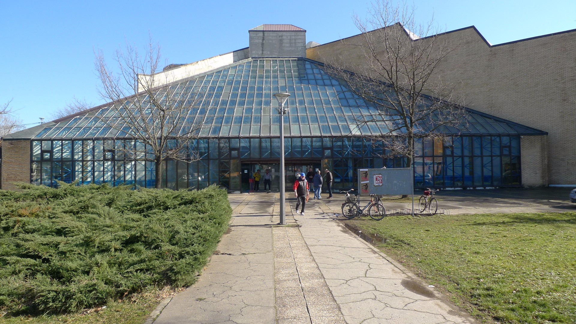 Outside